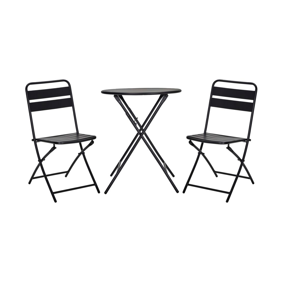 House Doctor Helo coffee set with 2 chairs Black