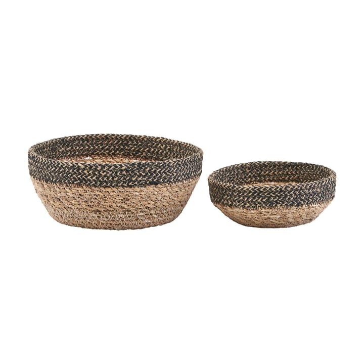 House Doctor bowl/basket set of 2 - Seaweed jute - House Doctor