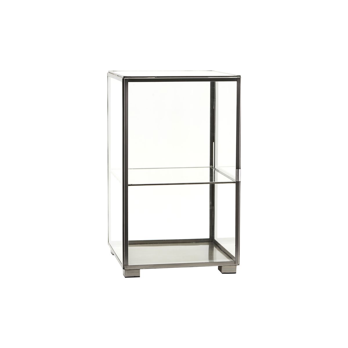 House Doctor House Doctor display cabinet 25x41 cm Glass with zinc finish