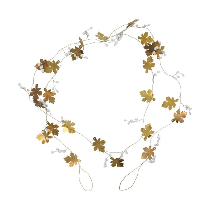 Maple Garland 183 cm, White-brass House Doctor