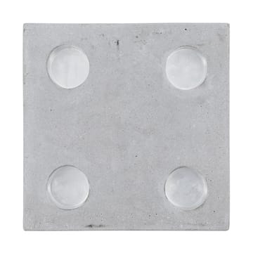 Marb candle holder 20x20x20 cm - Grey - House Doctor