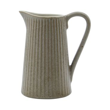 House Doctor Pleat milk jug 28 cl Grey-brown | Scandinavian Design | Milk jugs | Grey