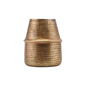 Rattan flower pot Ø19 cm - brass - House Doctor