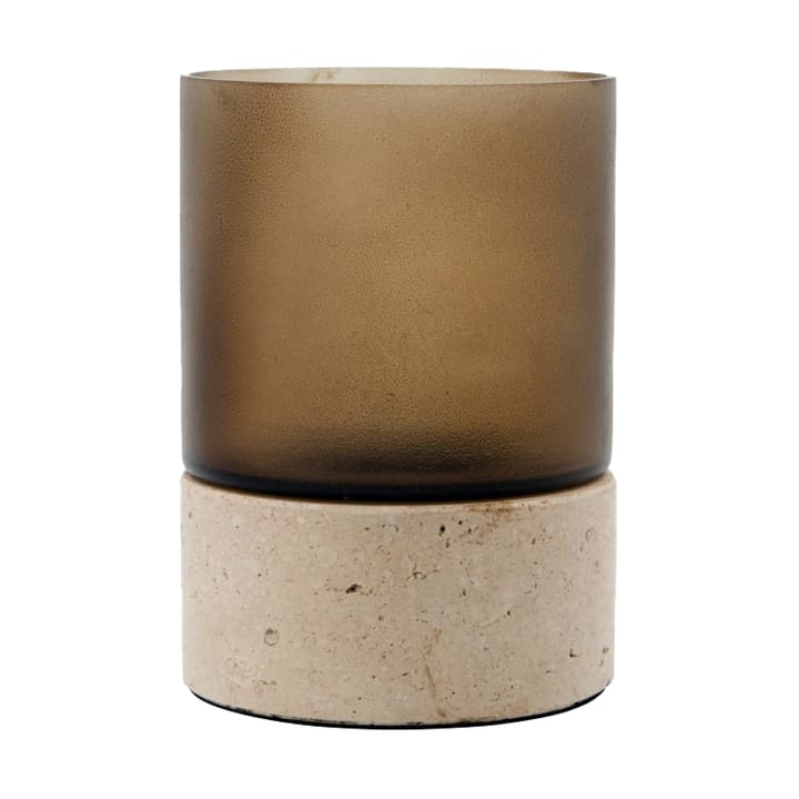 Rivo candle holder 14 cm - Brown - House Doctor