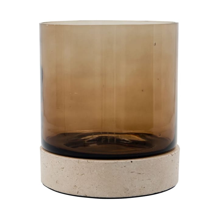 Rivo candle holder 17.5 cm - Brown - House Doctor