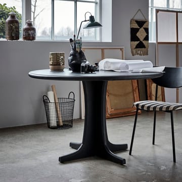 Shaker dining table Ø120 cm - Black - House Doctor