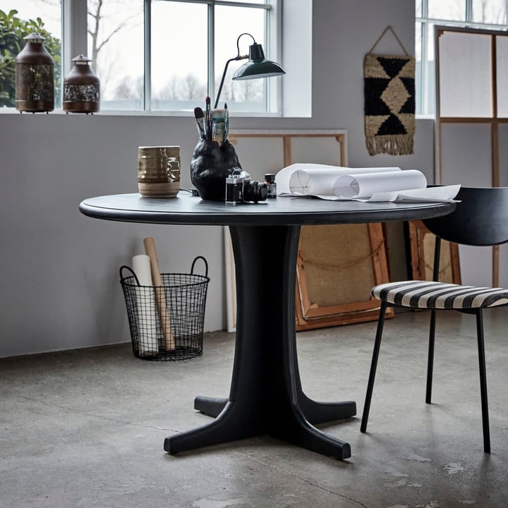 Shaker dining table Ø120 cm, Black House Doctor