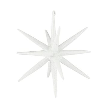 Spike Christmas tree star Ø12 cm 4-pack - White brass glitter - House Doctor