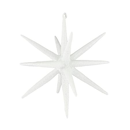 Spike Christmas tree star Ø12 cm 4-pack, White brass glitter House Doctor