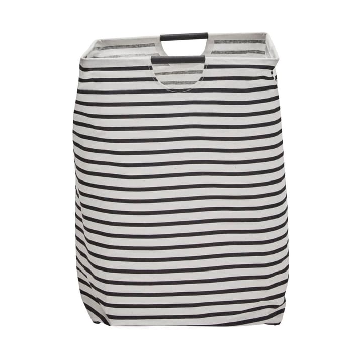 stripes laundry basket - Black and white - House Doctor