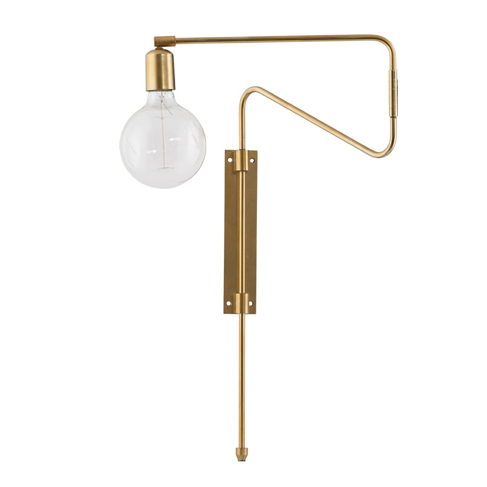 House Doctor Swing wall lamp brass small, 35 cm