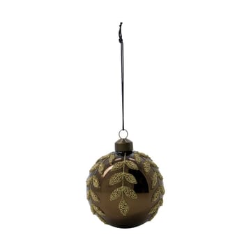 Tani Christmas bauble Ø8 cm 4-pack - Brown - House Doctor