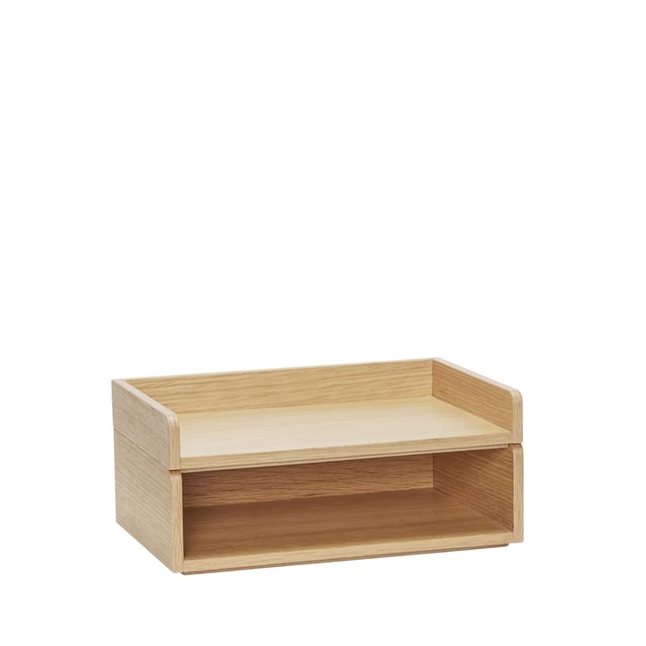 Afour tray 33x22 cm 2-pack - Nature - Hübsch