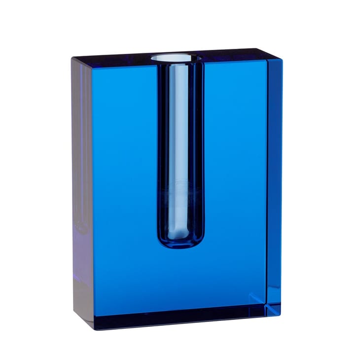 Block vase 16 cm - Blue - Hübsch