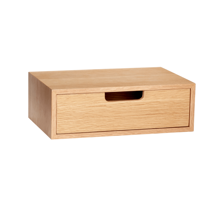 Hide storage box - Oak - Hübsch