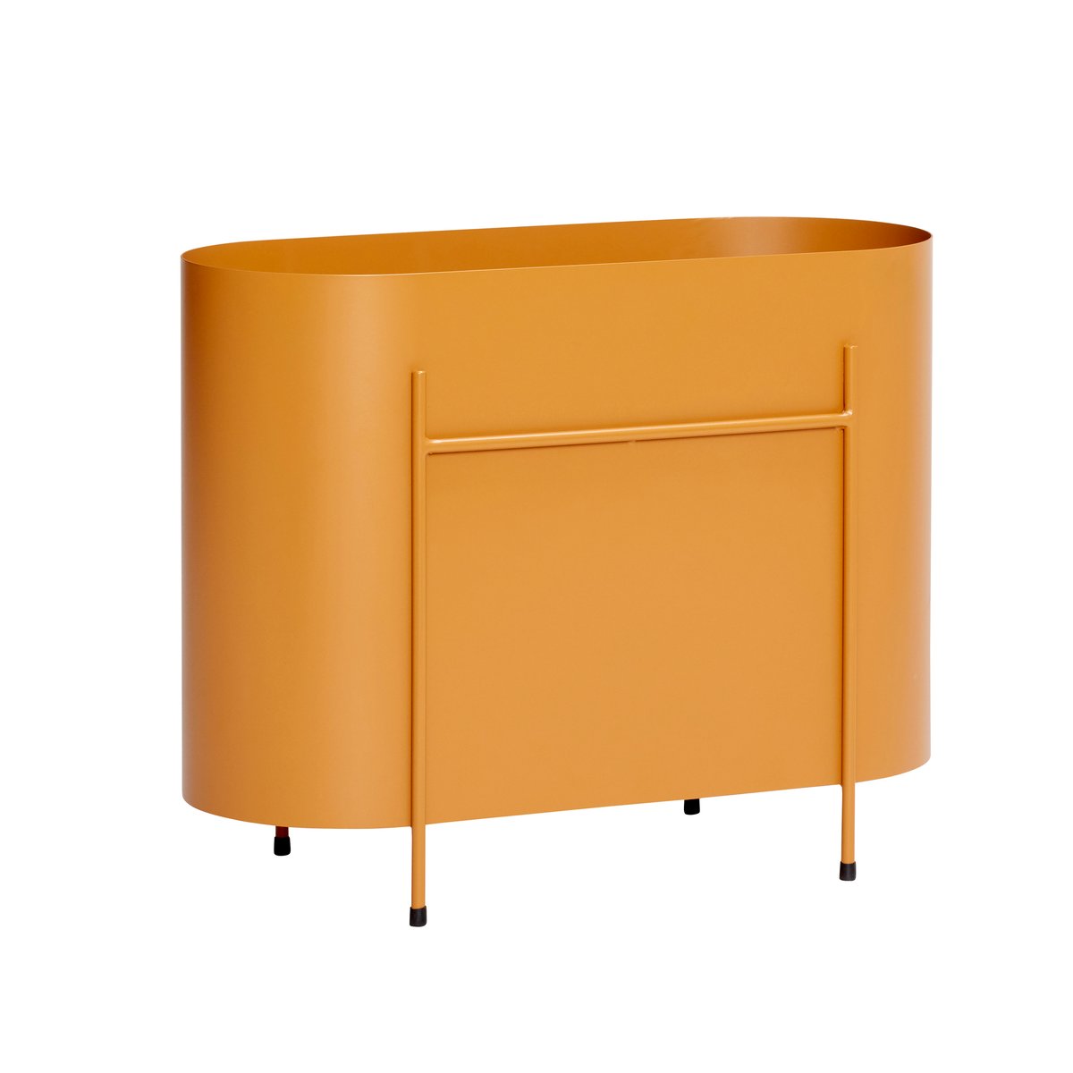 Hübsch Oblong flower table 60x47 cm Metal-orange