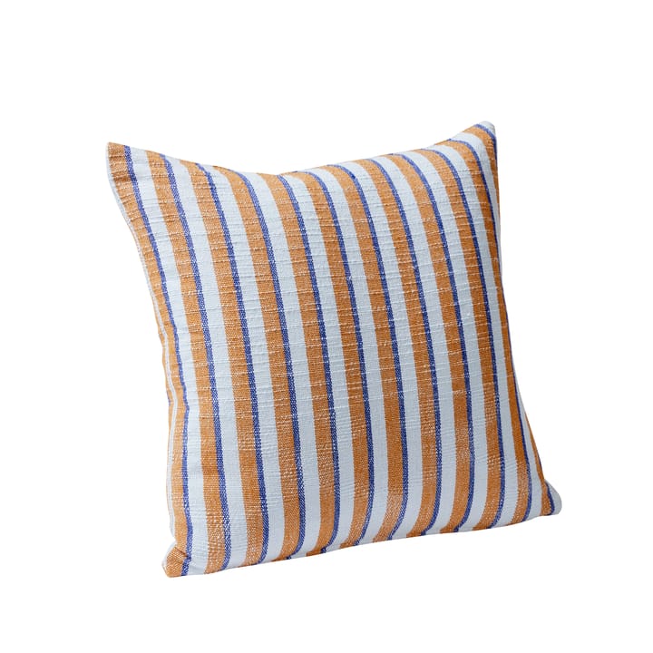 Pavilion cotton pillow 50x50 cm - Blue-brown - Hübsch