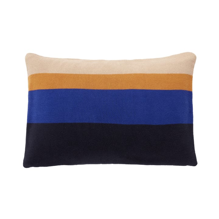 Pillow with cotton filling 40x60 cm - Blue-amber-beige - Hübsch
