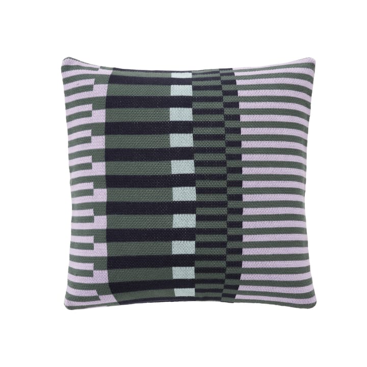 Pillow with cotton Filling 50x50 cm - Purple-green - Hübsch