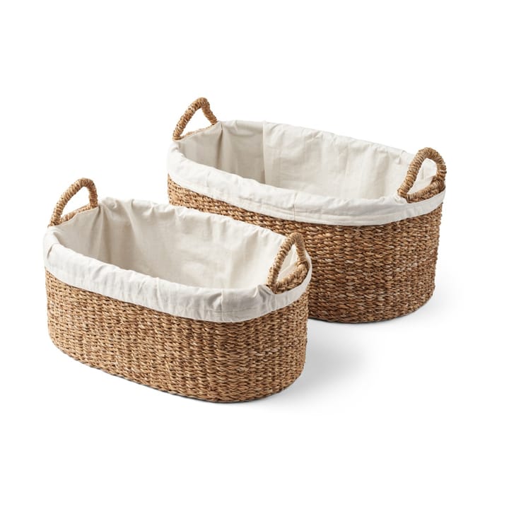 Humdakin laundry basket low 2 parts - Braided - Humdakin