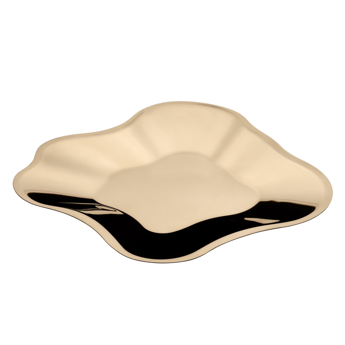 Iittala Alvar Aalto saucer rose gold large 504 mm