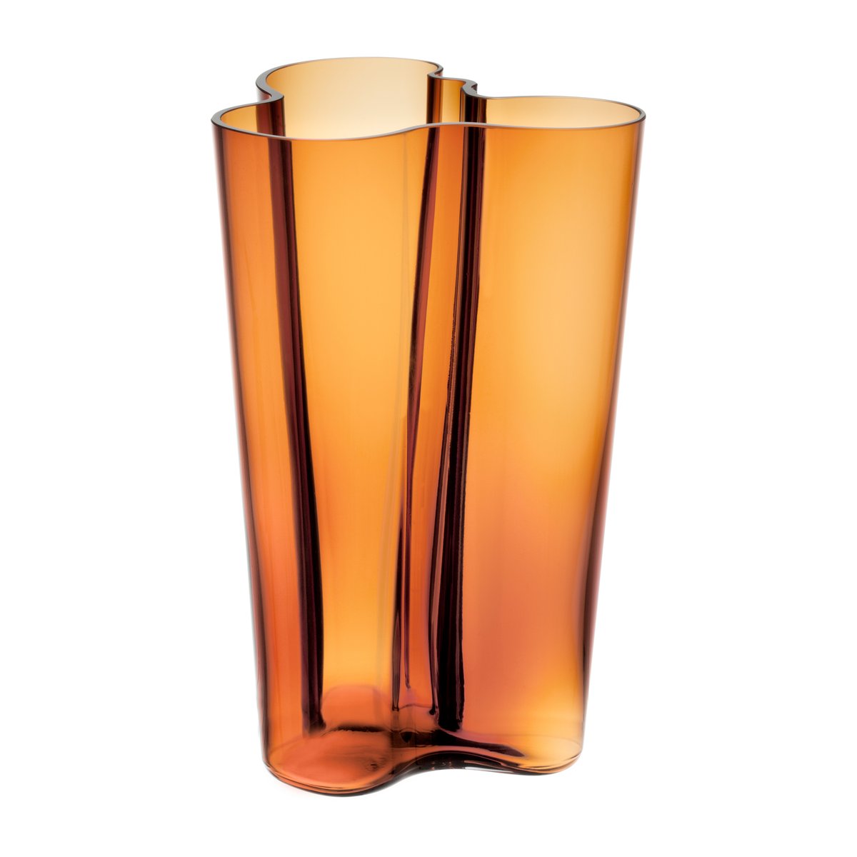 Iittala Alvar Aalto vase copper 251 mm