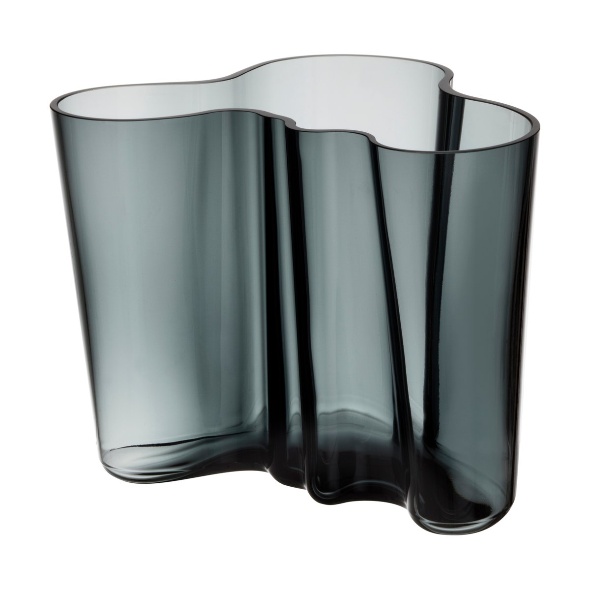 Iittala Alvar Aalto vase dark grey 160 mm