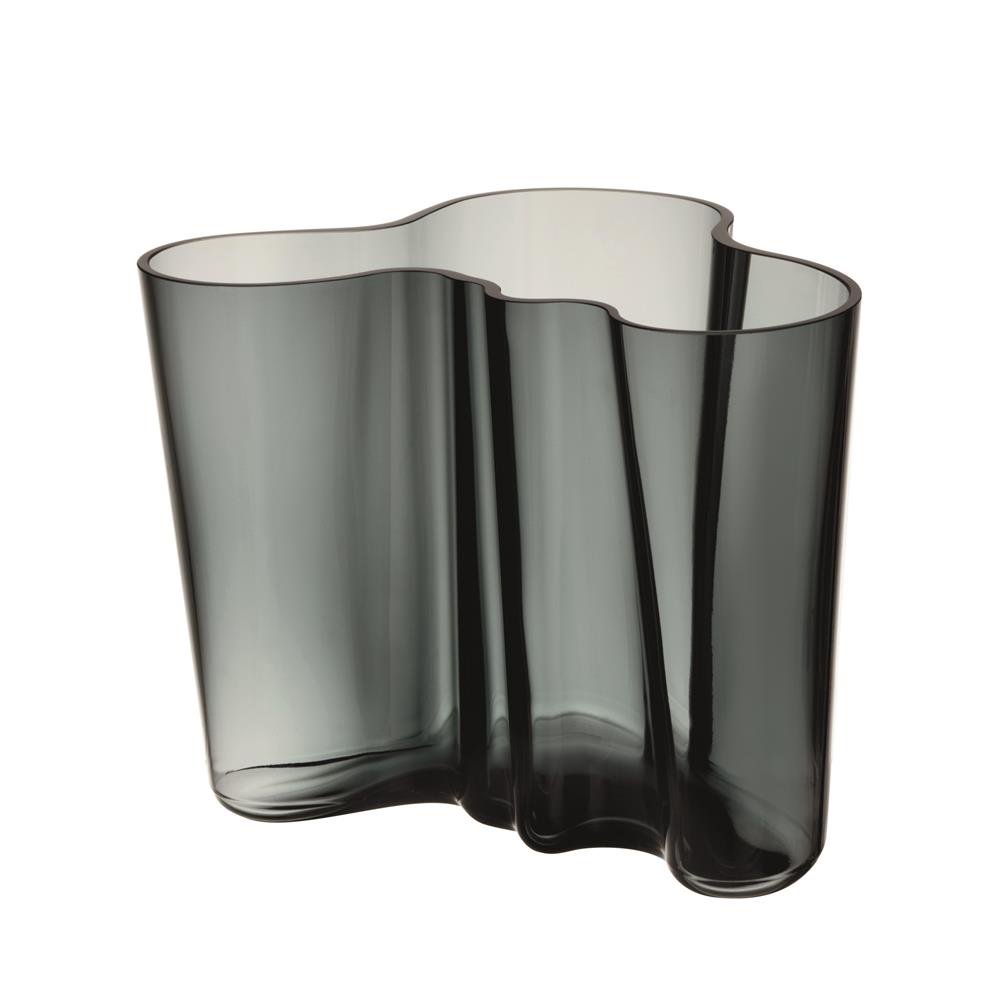 Iittala Alvar Aalto vase dark grey 160 mm