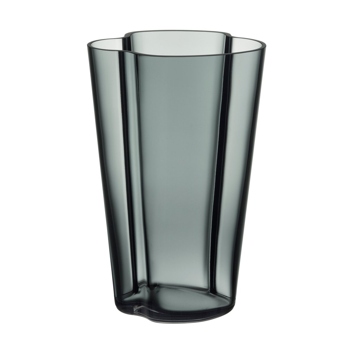 Iittala Alvar Aalto vase dark grey 220 mm