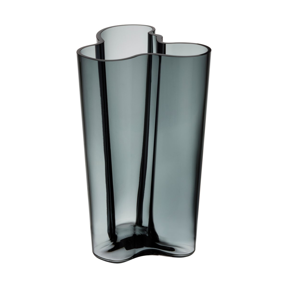 Iittala Alvar Aalto vase dark grey 251 mm