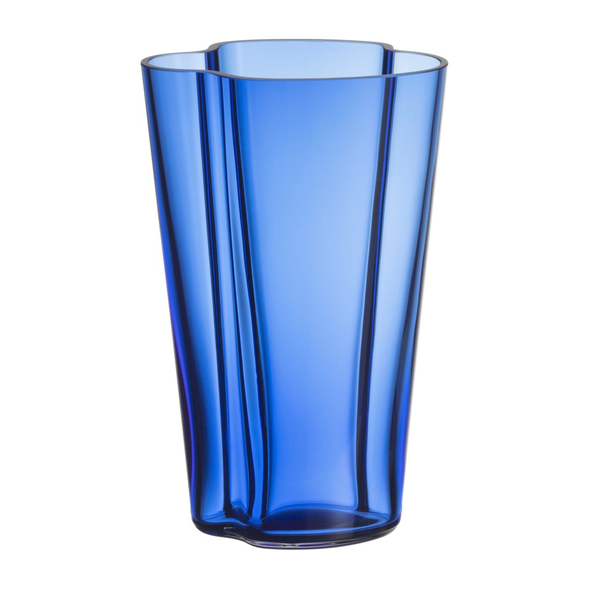 Iittala Alvar Aalto vase ultramarine blue 220 mm