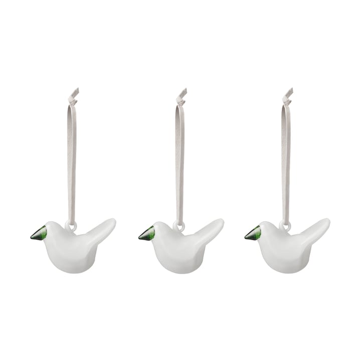 Iittala glass bird 3-pack - White - Iittala