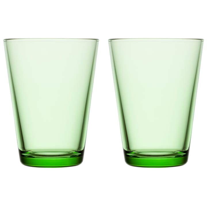 Kartio tumbler 40 cl 2-pack - apple green 40 cl 2-pack - Iittala