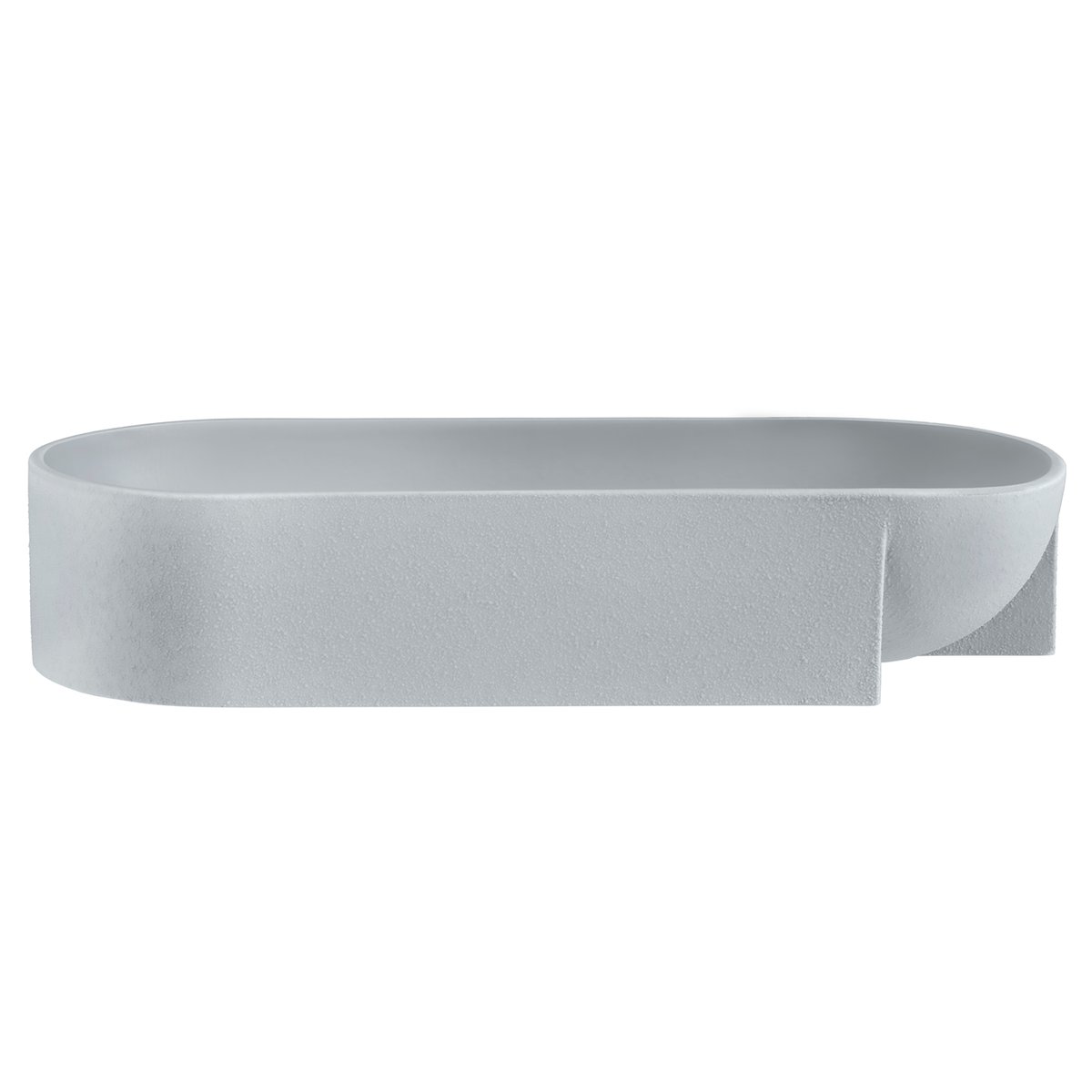 Iittala Kuru ceramic bowl 7.5x37 cm light grey