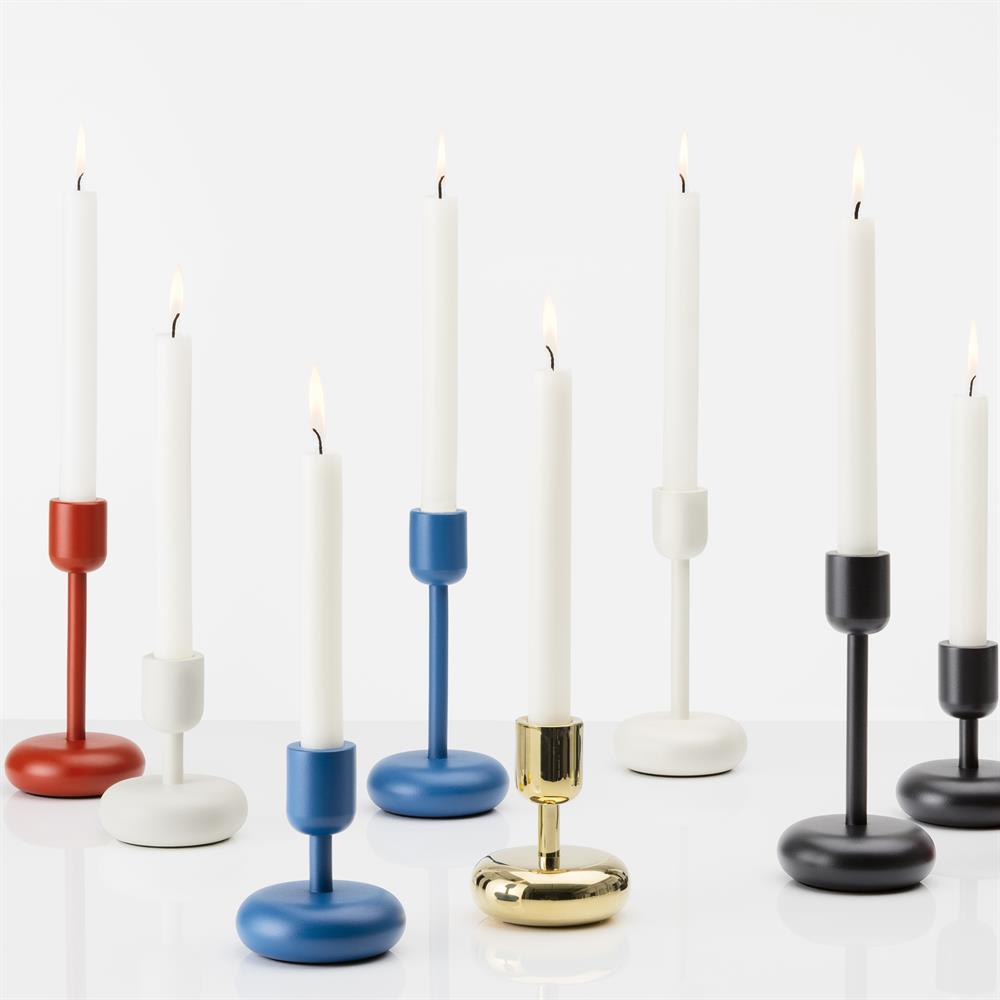 Nappula Candle Holder Dark Grey From Iittala - NordicNest.com