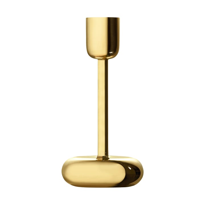 Nappula candleholder brass - large 183 mm - Iittala