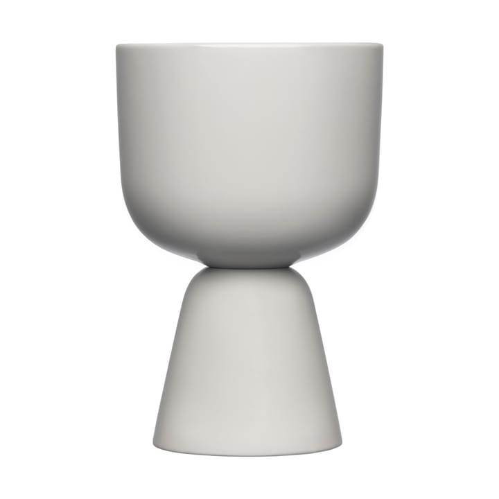 Nappula flower pot Ø12,5 cm h19 cm - Light Grey - Iittala