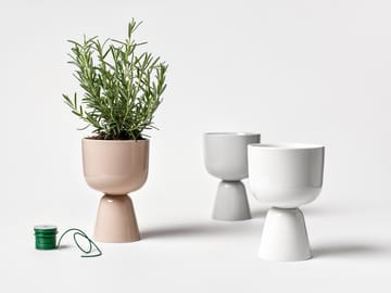 Nappula flower pot Ø12,5 cm h19 cm - Light Grey - Iittala