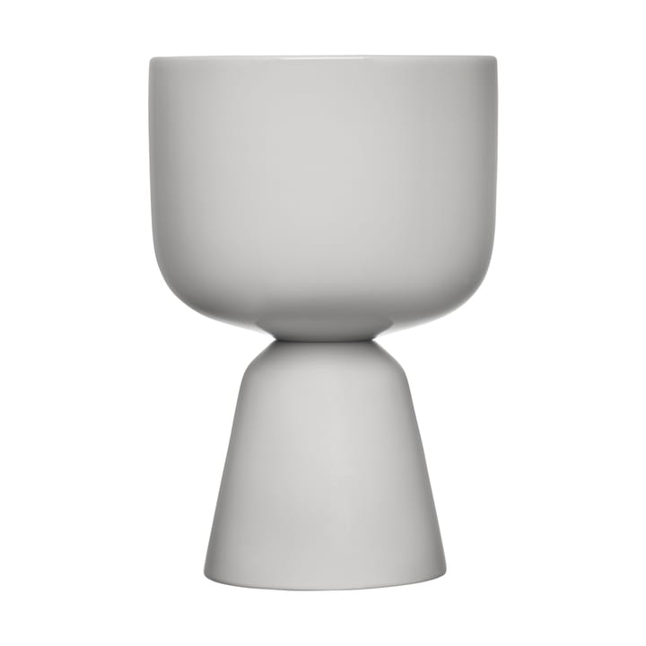 Nappula flower pot Ø15,5 cm h23 cm - Light gray - Iittala