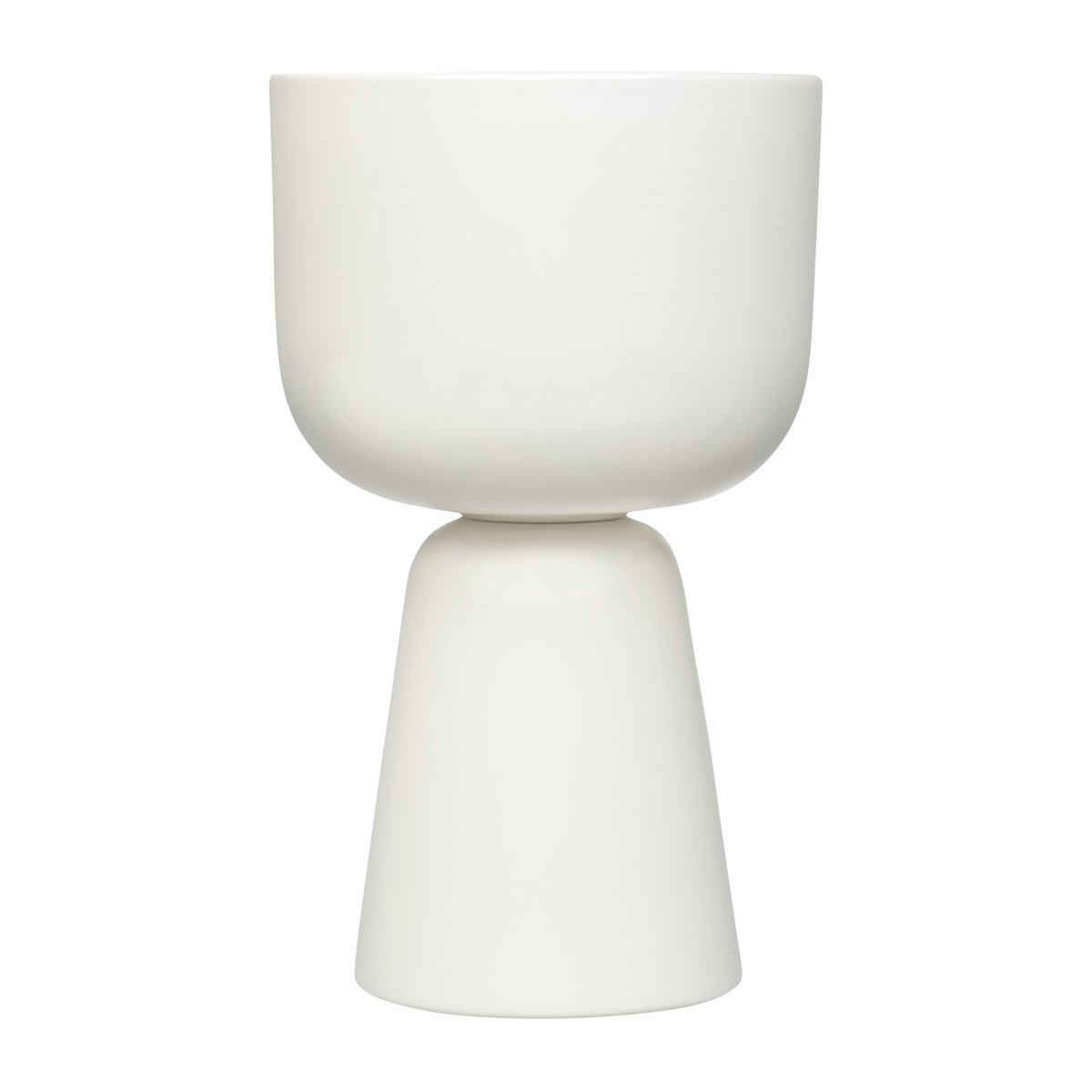 Iittala Nappula flower pot h32 cm Ø19 cm White | Scandinavian Design | Flower pots | White