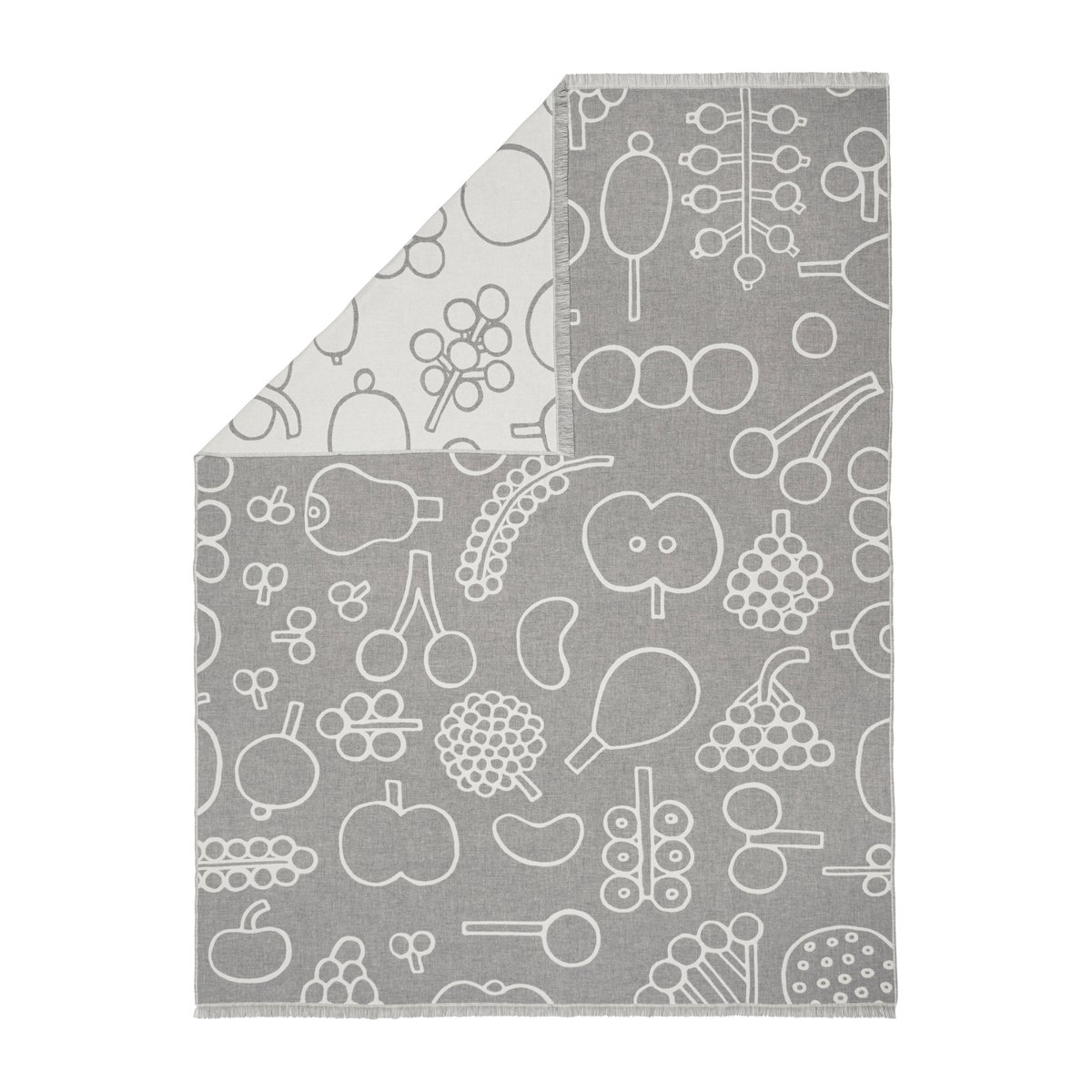 Iittala Oiva Toikka Frutta throw 130x180 cm Grey