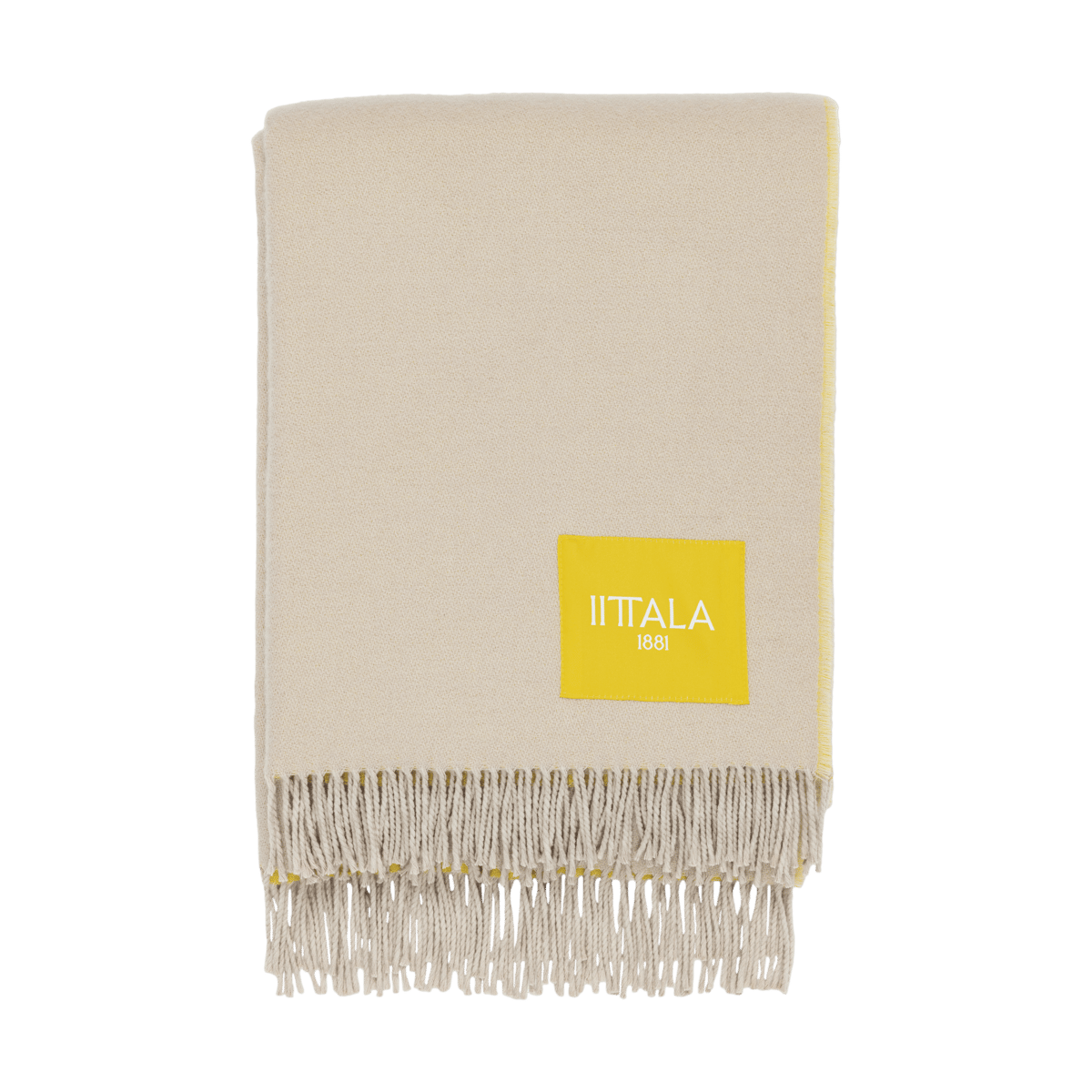 Iittala Play throw 130x180 cm Beige-yellow