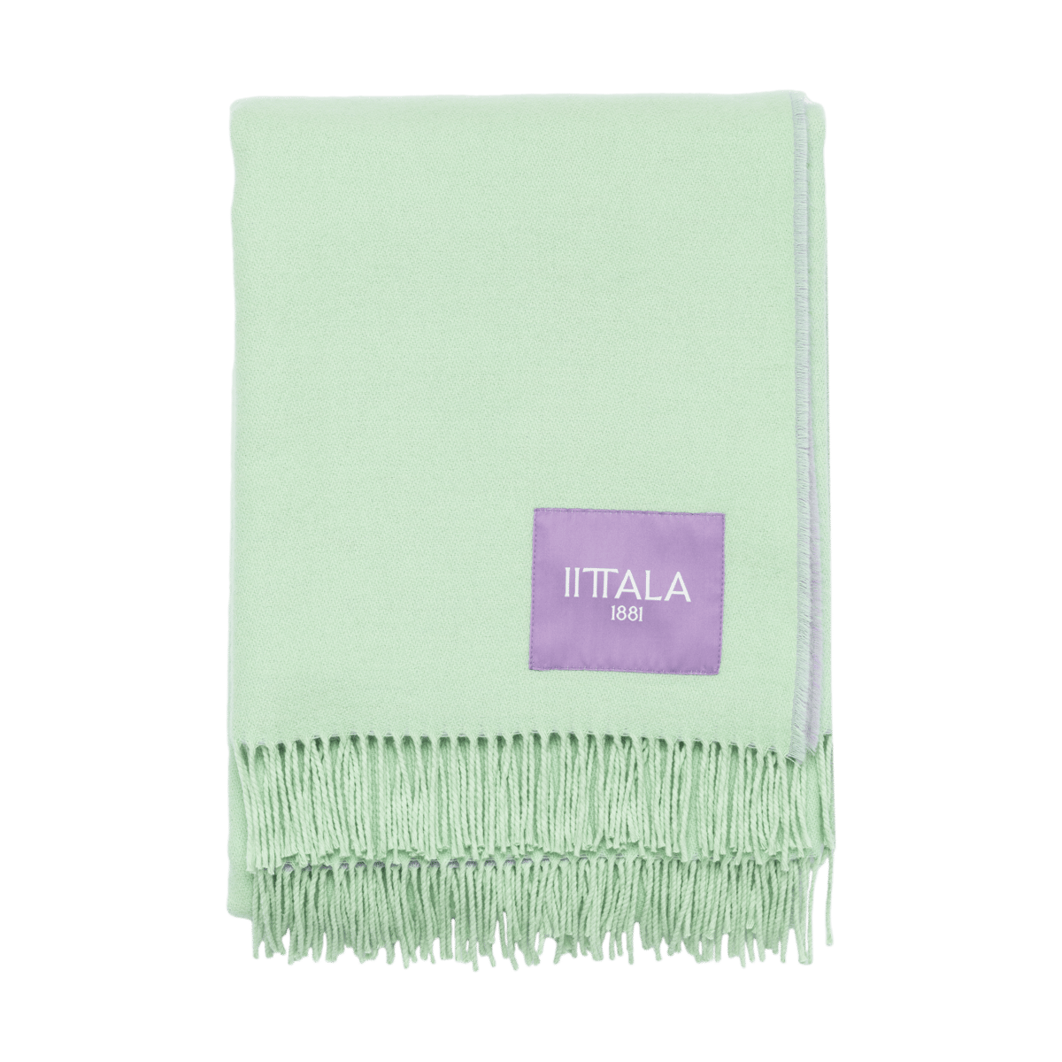 Iittala Play throw 130x180 cm Mint-purple