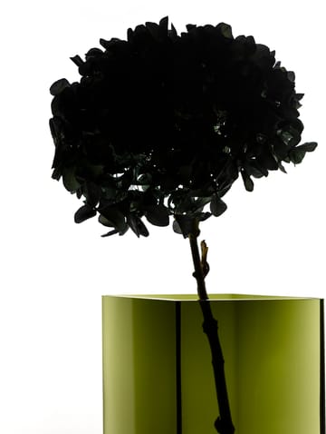 Ruutu vase 20.5x18 cm - moss green - Iittala