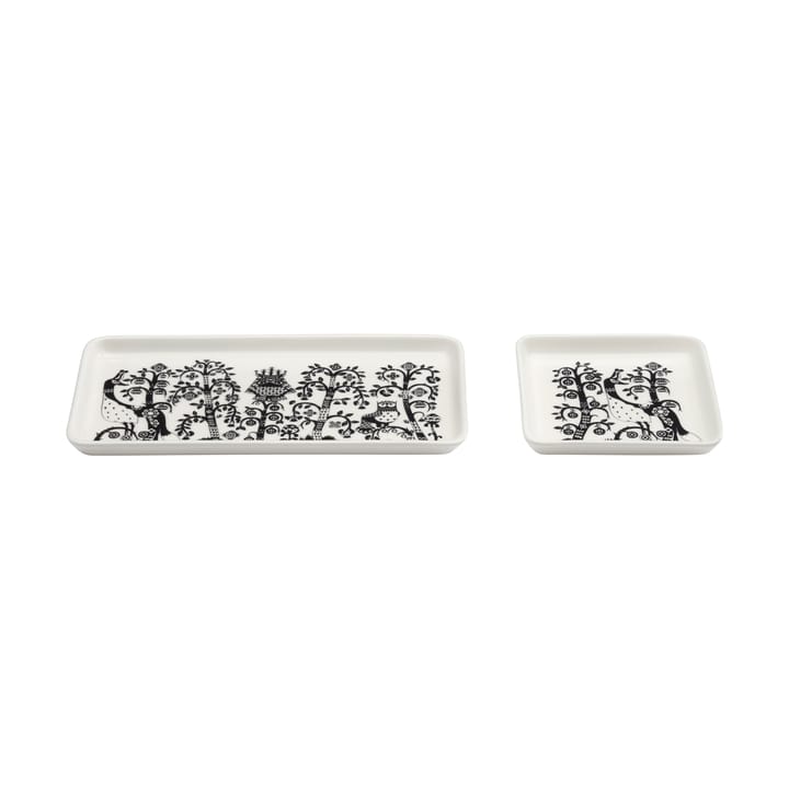 Taika plate 12x12 cm, Black Iittala