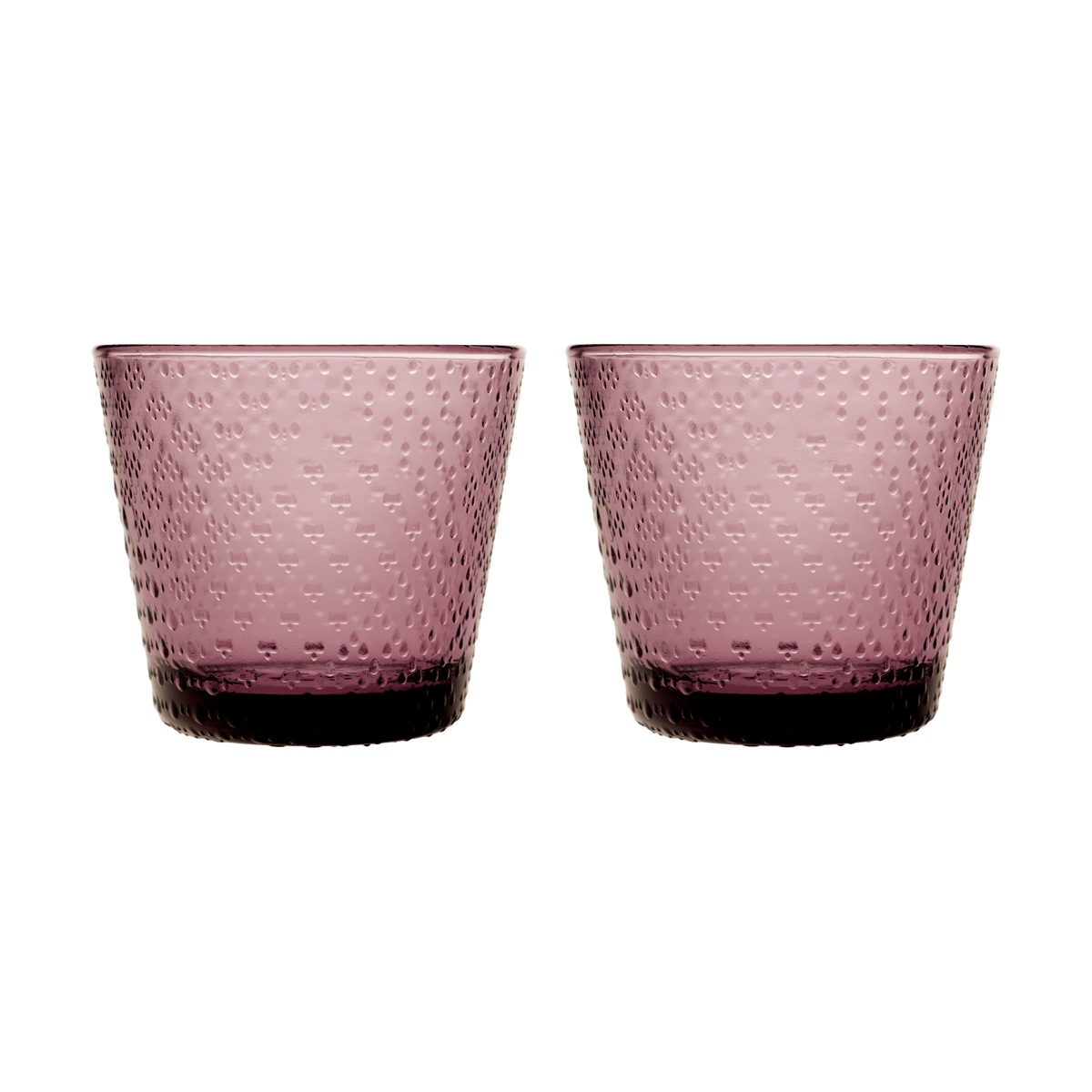 Iittala Tundra drinking glass 29 cl 2-pack Heather | Scandinavian Design | Drinking glasses & tumblers | Purple