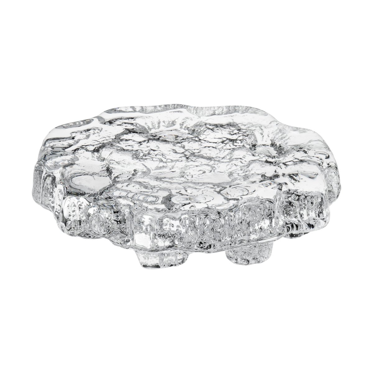 Iittala Wirkkala Ice platter art piece Ø13,5 cm Clear