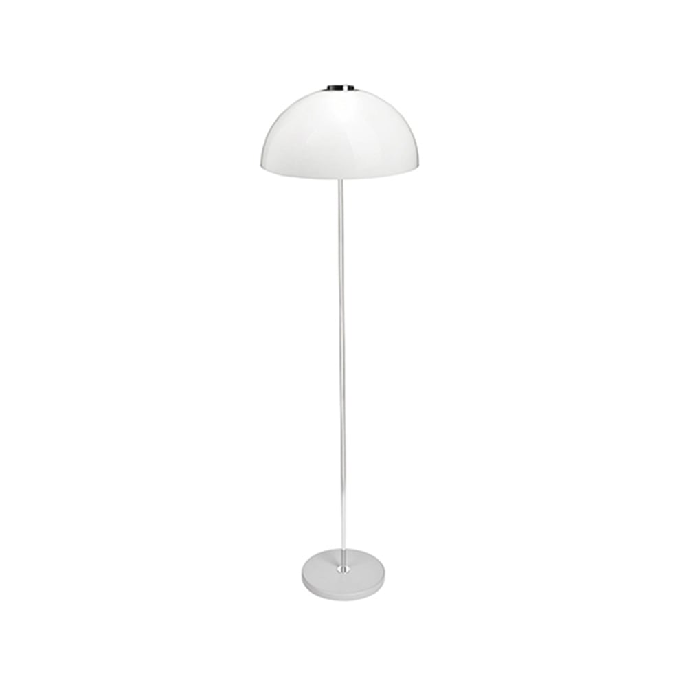 Innolux Kupoli floor lamp Grey, metal details, white shade