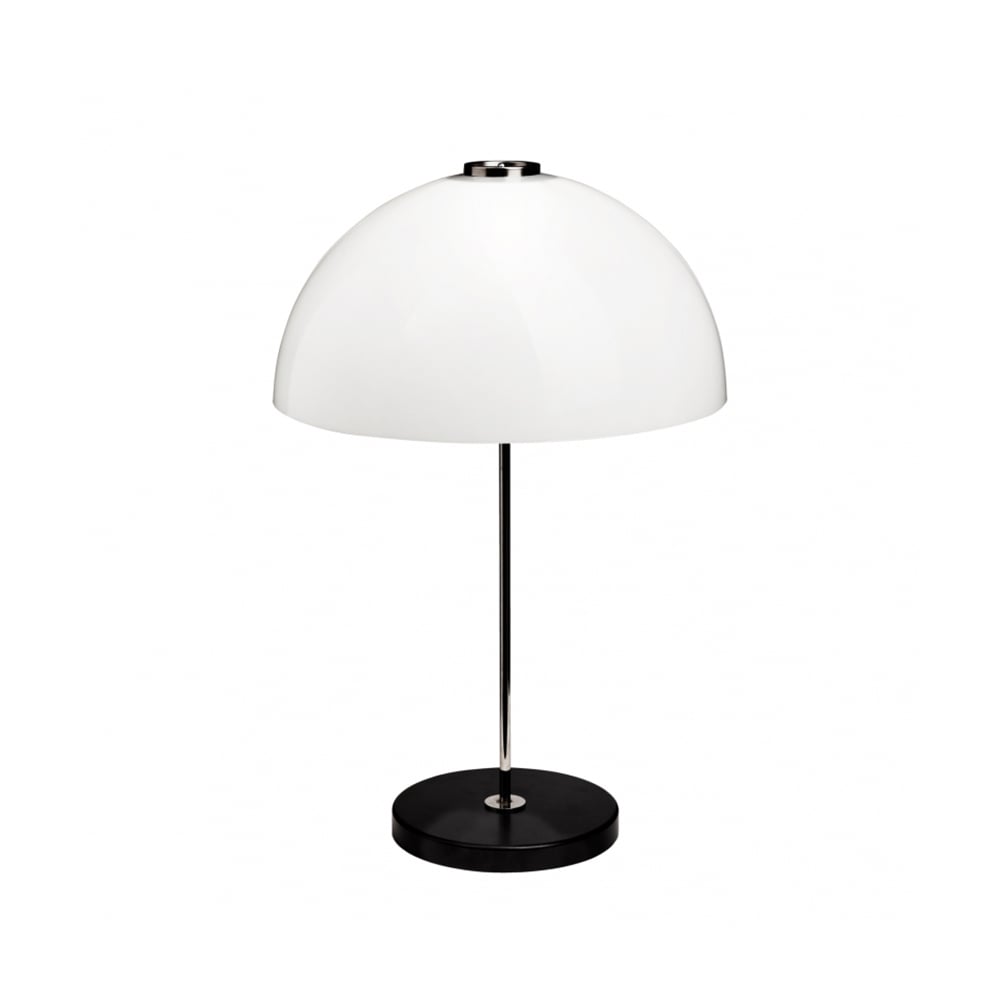 Innolux Kupoli table lamp Black-metal details-white shade