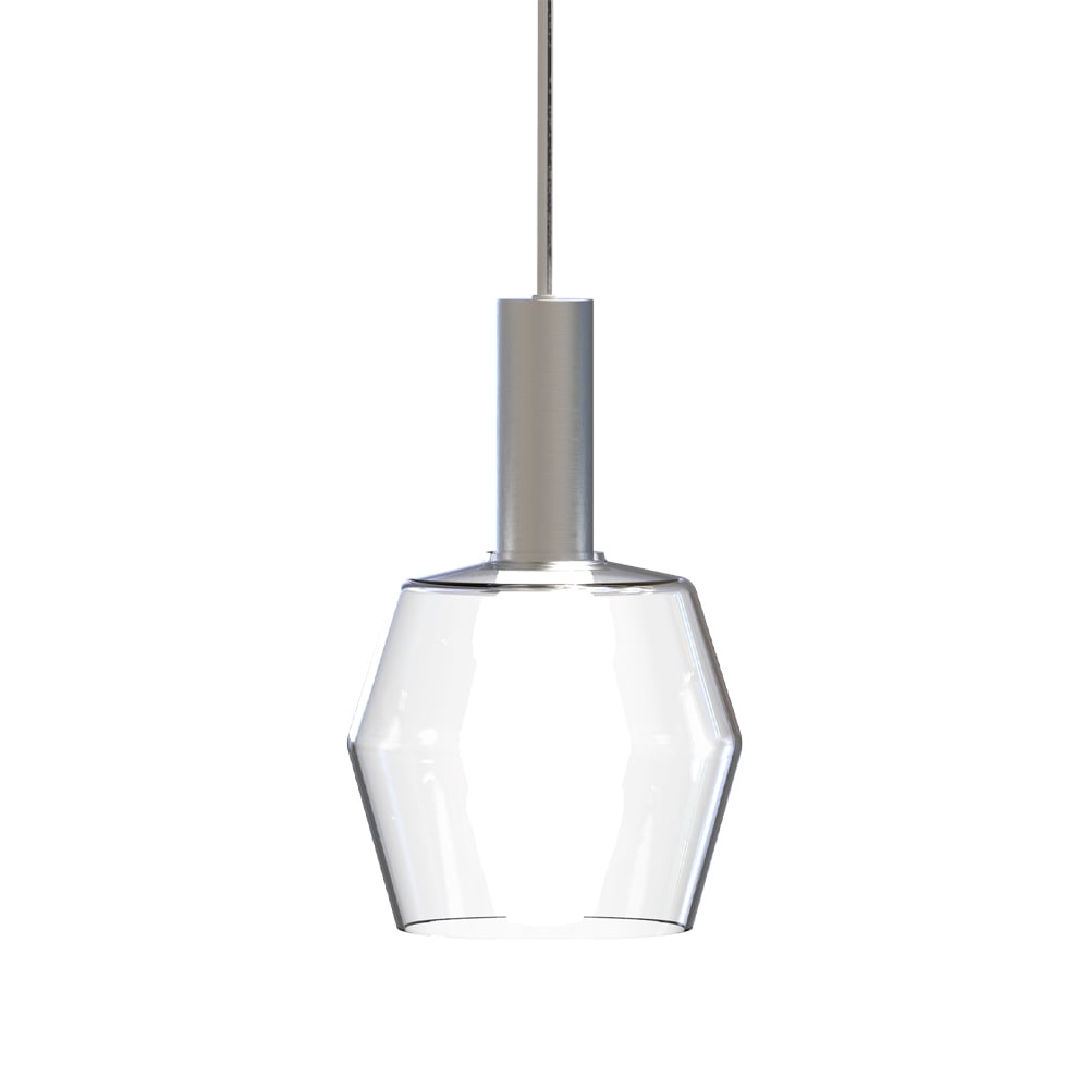 Innolux Polygon pendant lamp Glass clear